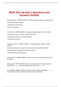 MICR 202 Lab Quiz 3 Questions and Answers Verified&period;