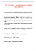 MGO 403&colon; EXAM 1 QUESTIONS AND ANSWERS 100&percnt; CORRECT 