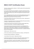 NNCC CCHT Certification Exam NEWEST 2026&sol;2027 ACTUAL EXAM COMPLETE QUESTIONS AND CORRECT DETAILED ANSWERS &lpar;VERIFIED ANSWERS&rpar; &vert;ALREADY GRADED A&plus;&vert;&vert;BRAND NEW&excl;&excl;