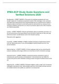IPMA-SCP Study Guide Questions and Verified Solutions 2026