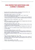VA DEQ ESC Inspector Exam questions with answers&comma;VA DEQ ESC Inspector Exam questions with answers&comma;