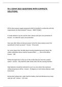 FA-1 EXAM 2025 QUESTIONS WITH COMPLETE SOLUTIONS&period;