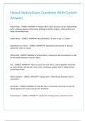 Hawaii Notary Exam Questions With Correct Answers&period;