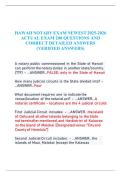 HAWAII NOTARY EXAM NEWEST 2025-2026 ACTUAL EXAM 200 QUESTIONS AND CORRECT DETAILED ANSWERS &lpar;VERIFIED ANSWERS&rpar;