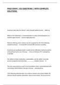 FAGD EXAM &vert; 653 QUESTIONS &vert; WITH COMPLETE SOLUTIONS&period;