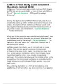 Anthro 4 Final Study Guide Answered Questions &lpar;Latest 2026&rpar;