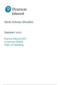 Pearson Edexcel a level German &vert; final mark scheme &vert; 2025&vert; 9GN0&sol;03