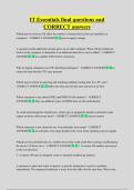 IT Essentials final questions and  CORRECT answers