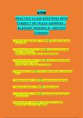 RTPM PRACTICE EXAM QUESTIONS WITH CORRECT DETAILED ANSWERS &vert; ALREADY GRADED A&plus;<RECENT VERSION>