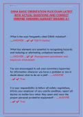 OSHA Basic Orientation Plus Exam: Actual Questions and Correct Answers