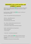 IMED1004 Exam actual questions and  CORRECT answers