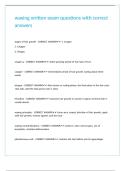 waxing written exam questions with correct answers&period;