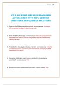 IPC A 610 EXAM 2025-2026 BRAND NEW ACTUAL EXAM WITH 100- VERIFIED QUESTIONS AND CORRECT SOLUTIONS 