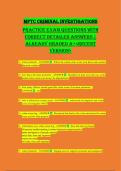 MPTC Criminal Investigations PRACTICE EXAM QUESTIONS WITH CORRECT DETAILED ANSWERS &vert; ALREADY GRADED A&plus;<recent version>