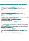VA REGISTERED TECHNICIAN EXAM STUDY GUIDE&vert; QUESTIONS & CORRECT VERIFIED ANSWERS