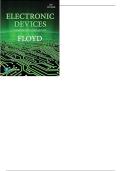 Test Bank for Electronic Devices&colon; Conventional Current Version &ndash; Floyd &vert; Complete Chapters