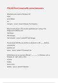 ITN 106 Test 1 exam with correct answers 