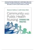 TEST BANK FOR COMMUNITY AND PUBLIC HEALTH NURSING&colon; EVIDENCE FOR PRACTICE 5TH EDITION BY DEMARCO AND WALSH&sol;COMPLETE GUIDE
