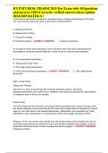 RN Exit HESI Pharmacology 2025 Exam &vert; 103 Practice Questions & Answers