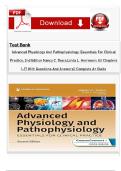 Test Bank Advanced Physiology And Pathophysiology&colon; Essentials For Clinical Practice&comma; 2nd Edition Nancy C&period; Tkacs&comma;Linda L&period; Herrmann All Chapters 1-17 With Questions And Answers Complete A&plus; Guide