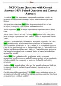 NCSO EXAM PREP SASKATCHEWAN  EXAM QUESTIONS WITH CORRECT  ANSWERS 100&percnt; SOLVED Questions and  Correct Answers
