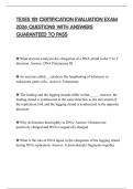 TEXES 181 CERTIFICATION EVALUATION EXAM 2026 QUESTIONS WITH ANSWERS GUARANTEED TO PASS