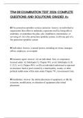 TFM-08 EXAMINATION TEST 2026 COMPLETE QUESTIONS AND SOLUTIONS GRADED A&plus;