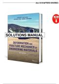 Solution Manual Deformation and Fracture Mechanics of Engineering Materials&comma; 6th Edition by Hertzberg  &lpar;1&rpar;
