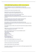 NUTR 4200 Final Exam Review &vert;&vert; 100&percnt; Correct Answers&period;