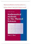 Mathematical Methods in the Physical Sciences &lpar;3rd Edition&comma; 2005&rpar; &ndash; Solutions Manual &ndash; Boas