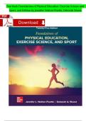 Foundations of Physical Education&comma; Exercise Science&comma; and Sport &lpar;21st Edition&comma; Jennifer Walton-Fisette & Deborah Wuest&rpar; &ndash; Complete Test Bank &lpar;All Chapters Included&rpar;