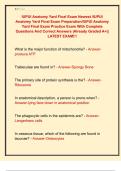IUPUI Anatomy Yard Final Exam Newest &sol;IUPUI  Anatomy Yard Final Exam Preparation&sol;IUPUI Anatomy  Yard Final Exam Practice Exam With Complete  Questions And Correct Answers &vert;Already Graded A&plus;&vert;&vert;  LATEST EXAM&excl;&excl;&excl; 