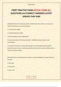 FSBPT PRACTICE EXAM ACTUAL EXAM ALL QUESTIONS and CORRECT ANSWERS LATEST UPDATE THIS YEAR