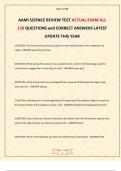 AAMI Comprehensive Review Science EXAM