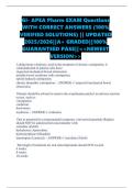 GI- APEA Pharm EXAM Questions WITH CORRECT ANSWERS &lpar;100&percnt; VERIFIED SOLUTIONS&rpar; &vert;&vert; UPDATED 2025&sol;2026&vert;&vert;A&plus; GRADED&vert;&vert;100&percnt; GUARANTEED PASS&vert;&vert;<<NEWEST VERSION>