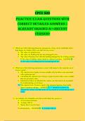 CPCU 500 PRACTICE EXAM QUESTIONS WITH CORRECT DETAILED ANSWERS &vert; ALREADY GRADED A&plus;<RECENT VERSION>