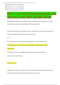 EPIC CLN 251&sol;252 Exam Questions and Answers Latest 2025 Already Passed