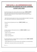 WSET LEVEL 4 &ndash; D2&vert; COMPREHENSIVE EXAM QUESTIONS AND VERIFIED DETAILED ANSWERS&vert; LATEST 2025&sol;2026