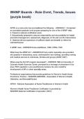 WHNP Boards - Role Dvmt&comma; Trends&comma; Issues &lpar;purple book&rpar; questions and answers