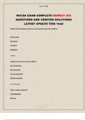 NCCSA EXAM Certification of Surgical Assistants EXAM