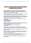 CDCR SGT&period; EXAM QUESTIONS AND CORRECT ANSWERS 2026 UPDATE&excl;&excl;