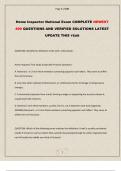 Home Inspector National Exam 