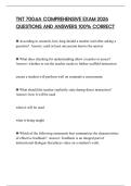 TNT 700&period;6A COMPREHENSIVE EXAM 2026 QUESTIONS AND ANSWERS 100&percnt; CORRECT