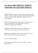 TNT 700&period;6A FINAL PAPER 2026 COMPLETE QUESTIONS WITH SOLUTIONS GRADED A&plus;