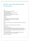 PPN 302 - Week 2 Exam Questions With Correct Answers&period;