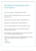 PPN 302 Week 1 Exam Questions With Correct Answers&period;