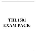 THL1501 LATEST EXAM PACK 