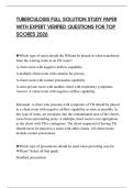 TUBERCULOSIS FULL SOLUTION STUDY PAPER WITH EXPERT VERIFIED QUESTIONS FOR TOP SCORES 2026