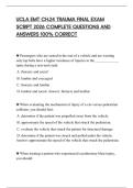 UCLA EMT CH&period;24 TRAUMA FINAL EXAM SCRIPT 2026 COMPLETE QUESTIONS AND ANSWERS 100&percnt; CORRECT