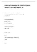 UCLA EMT FINAL PAPER 2026 QUESTIONS WITH SOLUTIONS GRADED A&plus;